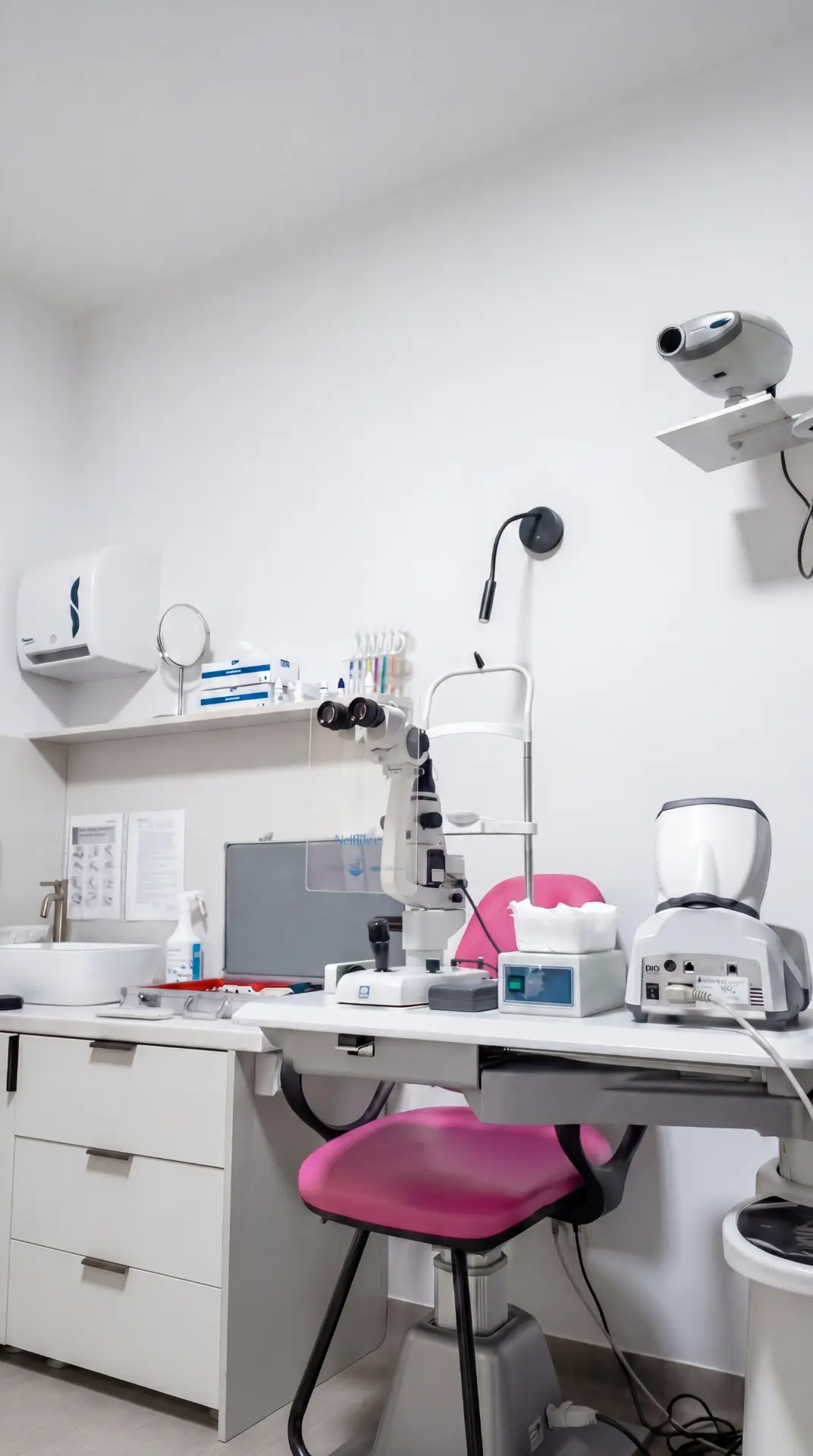 Cabinet de oftalmologie ArenaMed cu biomicroscop și lampă cu fantă, Sector 2 București