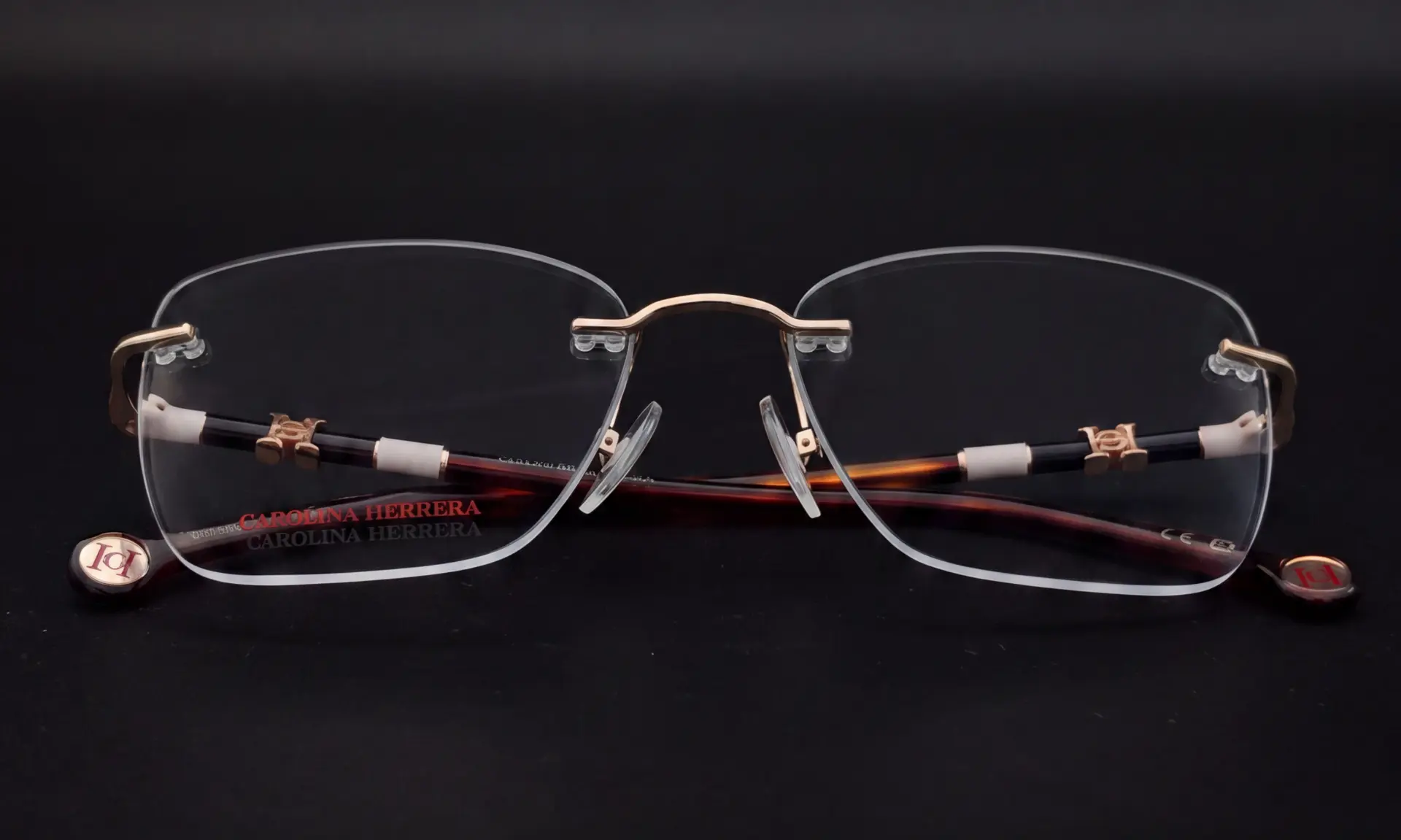 Ramă Carolina Herrera HER 0355 rimless, disponibilă în showroom-ul ArenaMed Optics